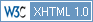 Valid XHTML 1.0 Transitional